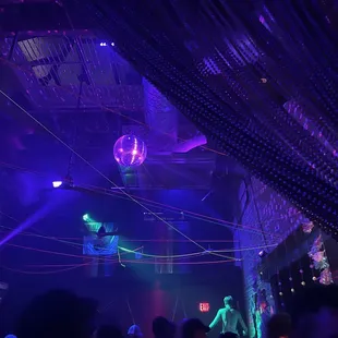 people dancing in a club