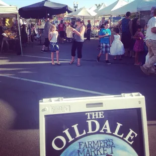 Oildale is a small NEW market. We don't have the size that our markets have on the weekend but this is how markets start.