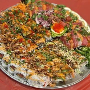 sushi and sashimi, food
