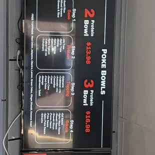 Poke menu