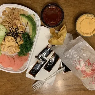 Spicy Salmon Poke Bowl