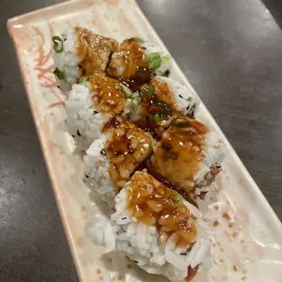 a plate of food