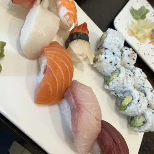 Sushi Regular (fish were fresh- good quality )