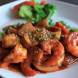 Spicy Shrimp Teriyaki