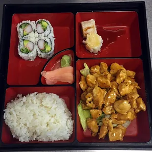 chicken bento box