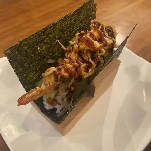Shrimp Tempura Handroll