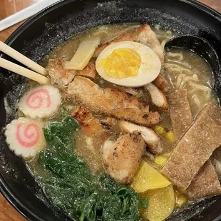 Miso chicken ramen