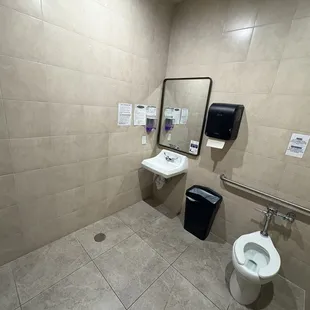 Spacious and clean bathrooms