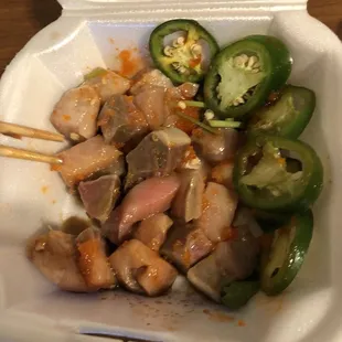 Rotten Jalapeño yellow tale. Worst I&apos;ve ever had.  We drove back to get a refund