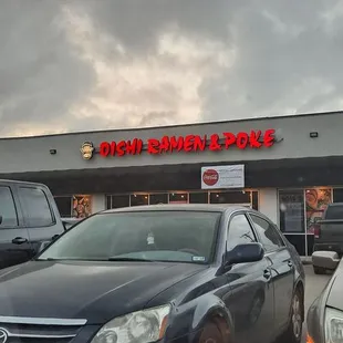 cars parked in a parking lot