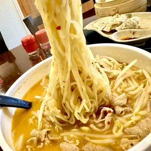 Hot and spicy  ramen! Very flavorful and delicious