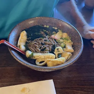 Shrimp Tempura Soba Hot Soup