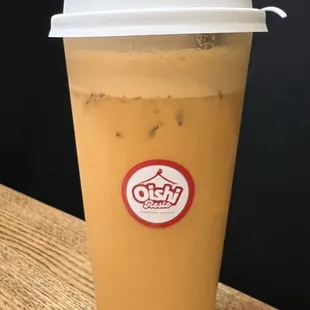 Milk Tea - Thai with crystal boba