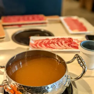 Hot and sour Tom yums broth