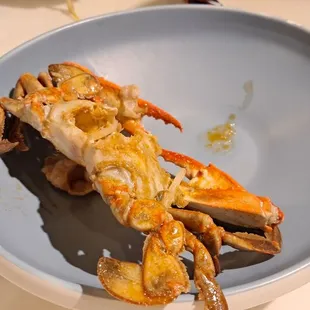 Crab from the buffet