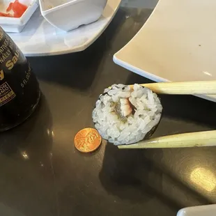 Unagi roll so you can gauge