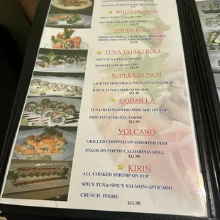 Menu (September 2024)