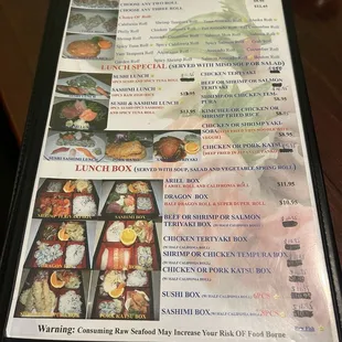 Menu (September 2024)