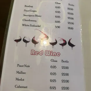 Menu (September 2024)