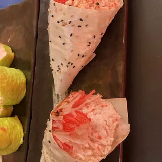Dynamite Hand Roll (Baked)