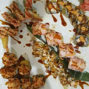 sushi and sashimi, food, sushi, sashimi