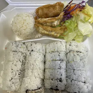 Double Rolls on a Bento Box