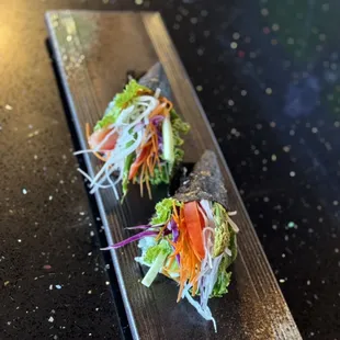 Veggies hand rolls