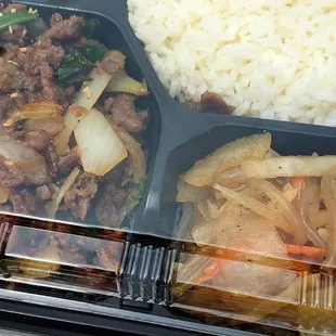 Bulgogi beef bento box