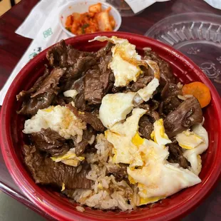 Beef Teriyaki Bowl with an Egg