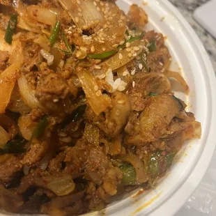 Spicy Pork Bowl