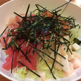 Chirashi Don (bowl)!!!! Superrrrr!!!!