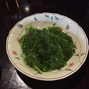 Totally solid seaweed salad