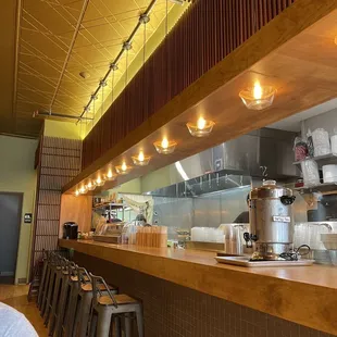 Bar seating area