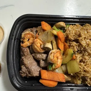 Steak &amp; Shrimp Hibachi