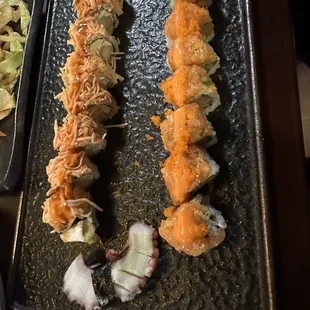 Southside Roll and Spicy Salmon Roll