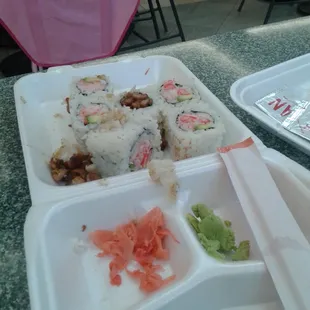 Good sushi for price! AV Malls finest