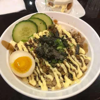 Shredded Chashu(ground pork) Donburi