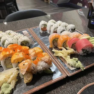 sushi and sashimi, sushi, sashimi, food