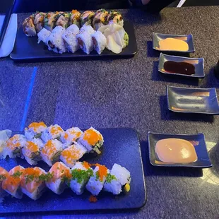 sushi, sashimi, food, sushi and sashimi