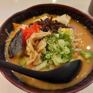 Vegetable miso ramen