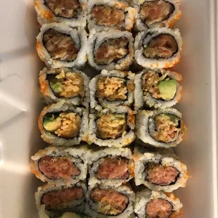Spicy Trio rolls $18