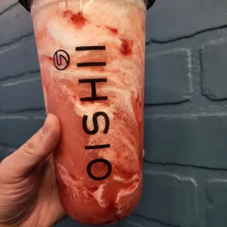 Cheese Foam Strawberry Tea