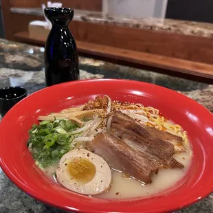 Tonkotsu Ramen with extra chashus