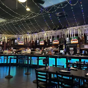 Part of the dining room
