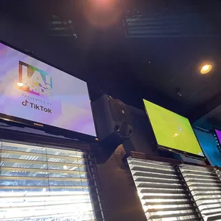 a row of televisions