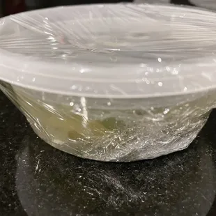 Packaged Miso Soup.  It&apos;s a half size of what you might normally get.