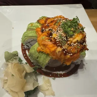 Volcano roll