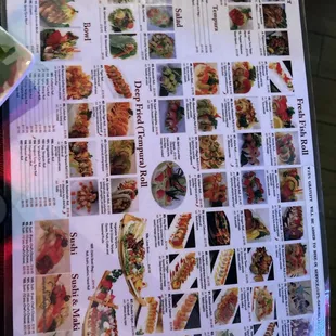 Bug menu
