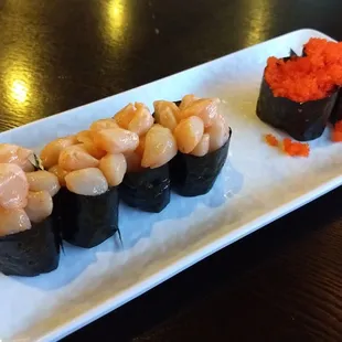 Spicy Scallop, Masago.