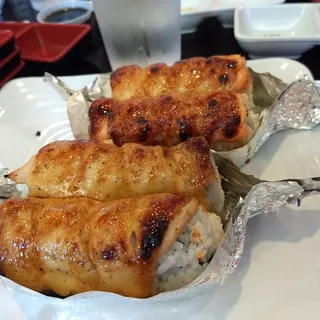 72. Baked Salmon Roll